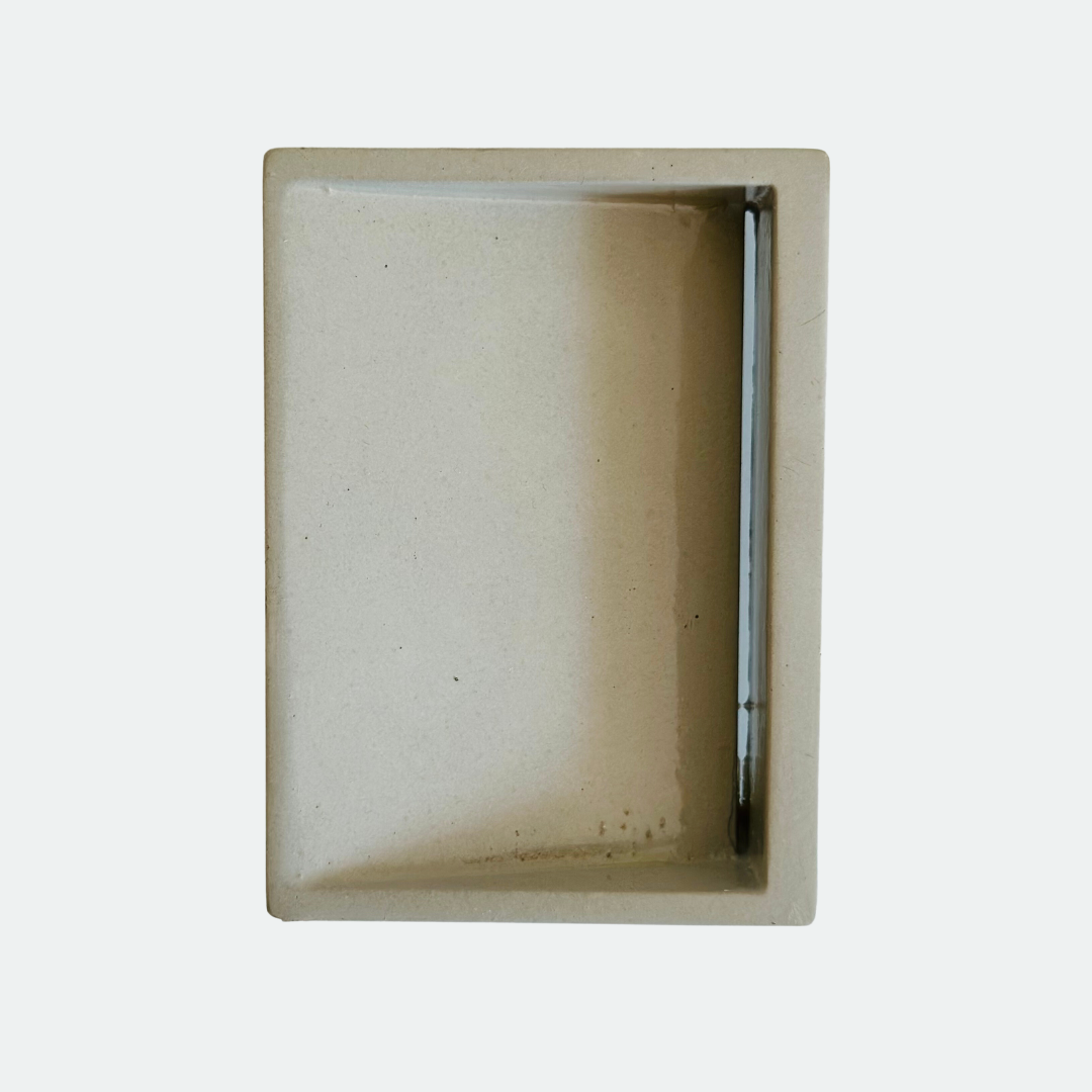 offset soap dish