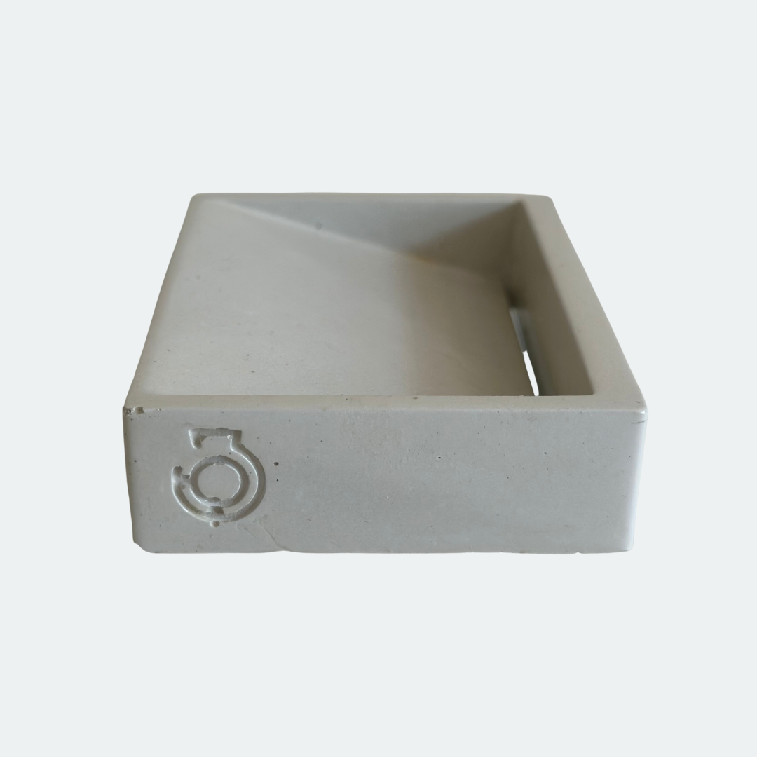 offset soap dish
